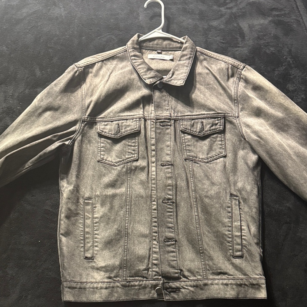 Kinetix Men's Charcoal Denim Jacket